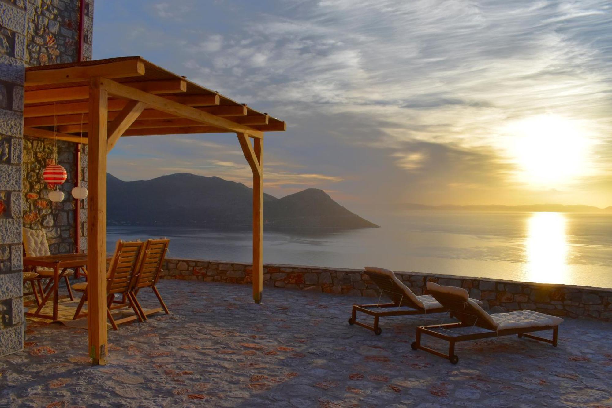 Villa Mystic Mani Argilia Exterior foto
